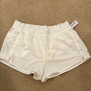 Old Navy Women's Athletic White Shorts